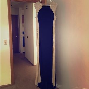 Black evening gown
